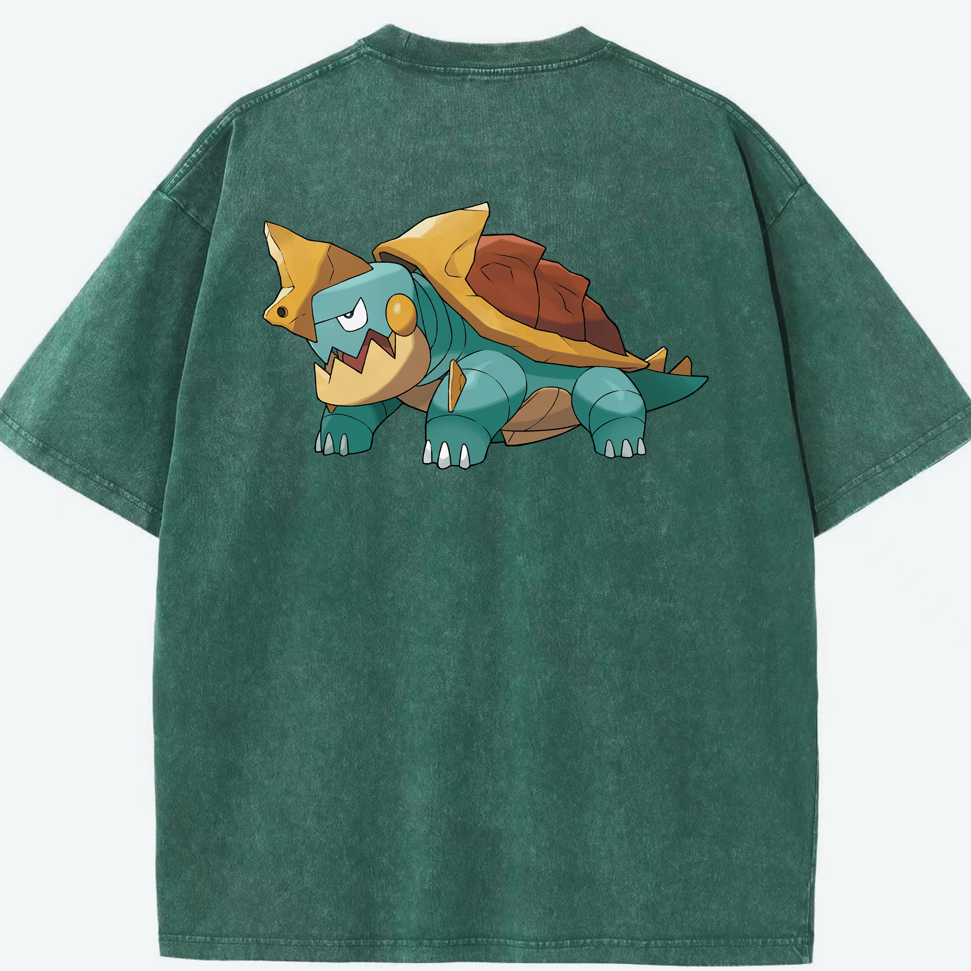 （画像用） ポケットモンスター Pokémon 綿100% ヴィンテージ風 半袖Tシャツ（背面プリント）
